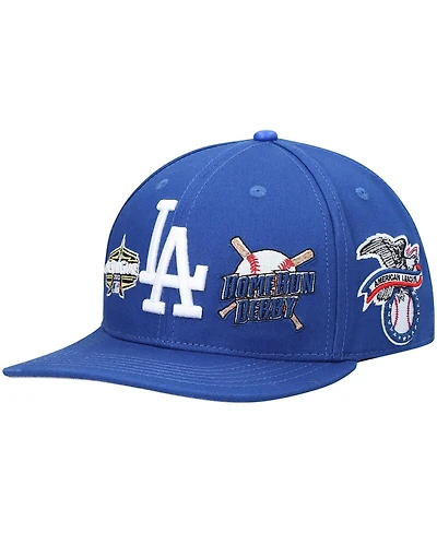 Men's Pro Standard Royal Los Angeles Dodgers All-Star Multi Hit Wool Snapback Hat