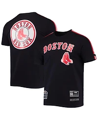 Men's Pro Standard Navy, Red Boston Red Sox Taping T-shirt