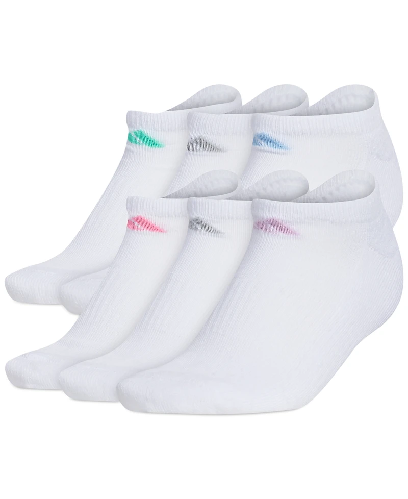 Adidas Women's 6-Pk. Athletic Cushioned No-Show Socks