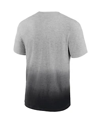 Men's Fanatics Heathered Gray, Black Washington Football Team Team Ombre T-shirt