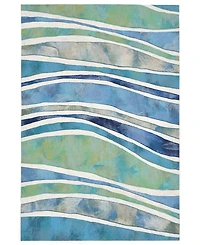 Liora Manne' Visions Iii Wave 2' x 3' Outdoor Area Rug