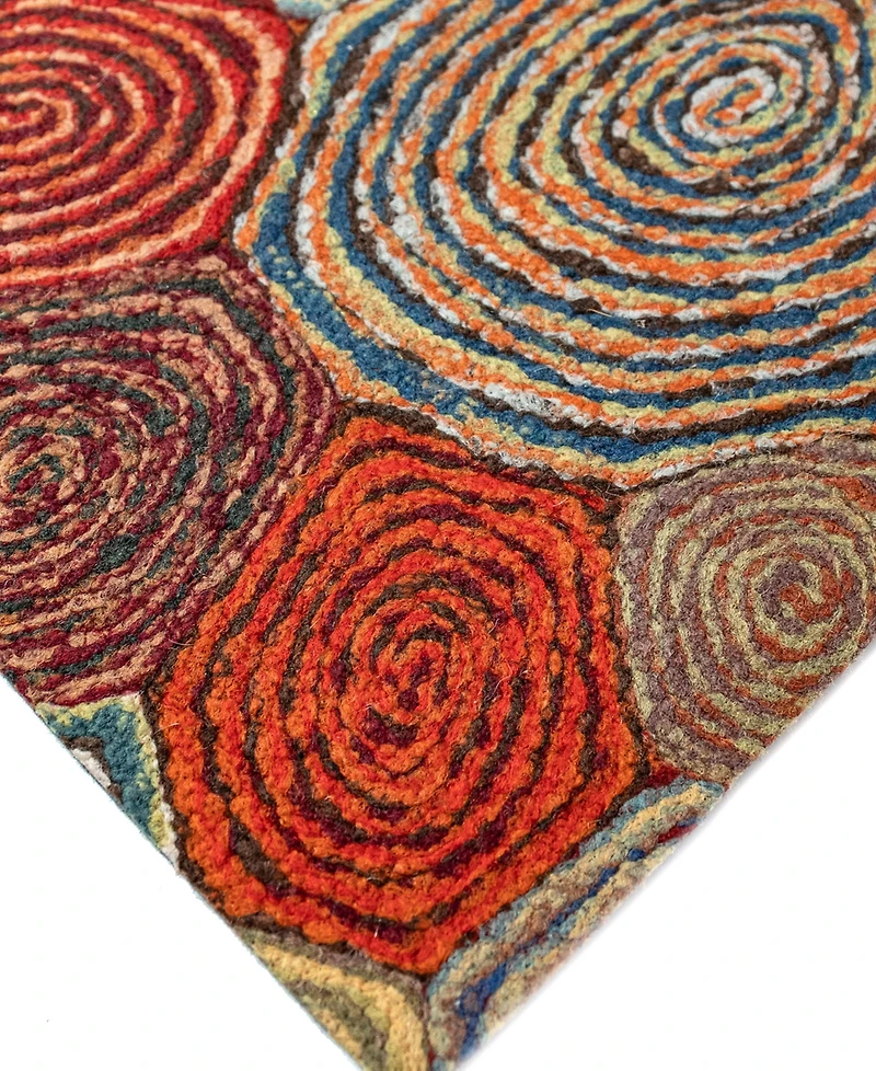 Liora Manne' Visions Iii Giant Swirls 5' x 8' Outdoor Area Rug