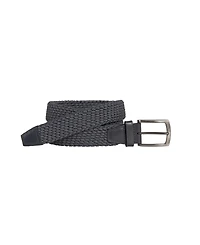 Johnston & Murphy Men's Woven Stretch-Knit Belt