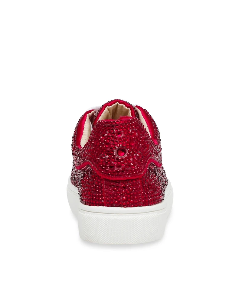 Betsey Johnson Little and Big Girls Sidny Rhinestone Sneakers
