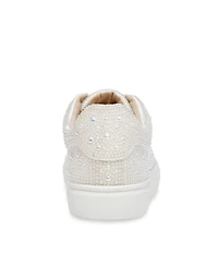 Betsey Johnson Little and Big Girls Sidny Rhinestone Sneakers