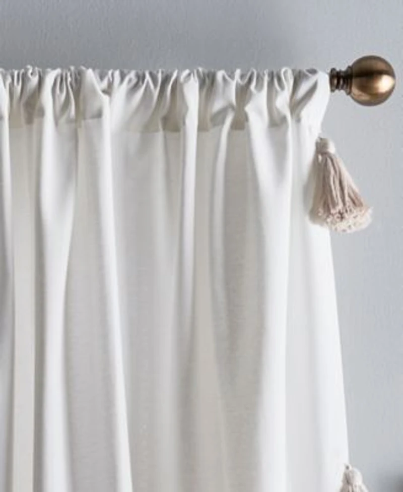 Peri Home Chunky Tassel Pole Top 2 Piece Curtain Panel Collection