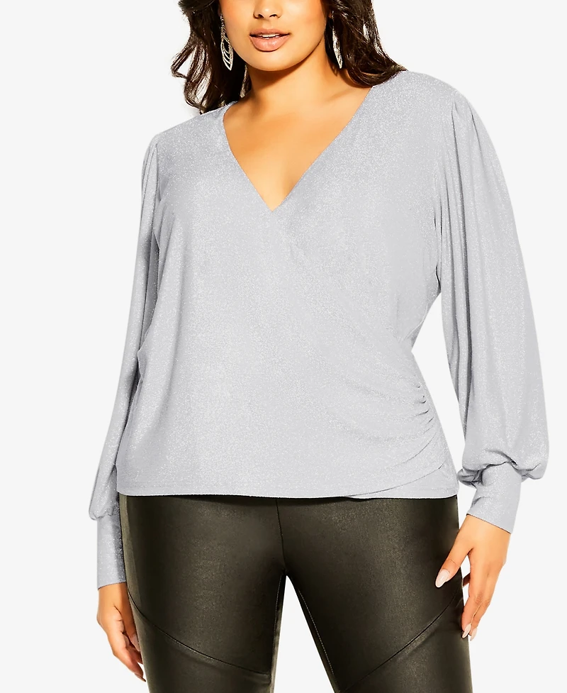 City Chic Plus Size Glowing Top