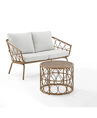 Juniper 2 Piece Outdoor Wicker Conversation Set