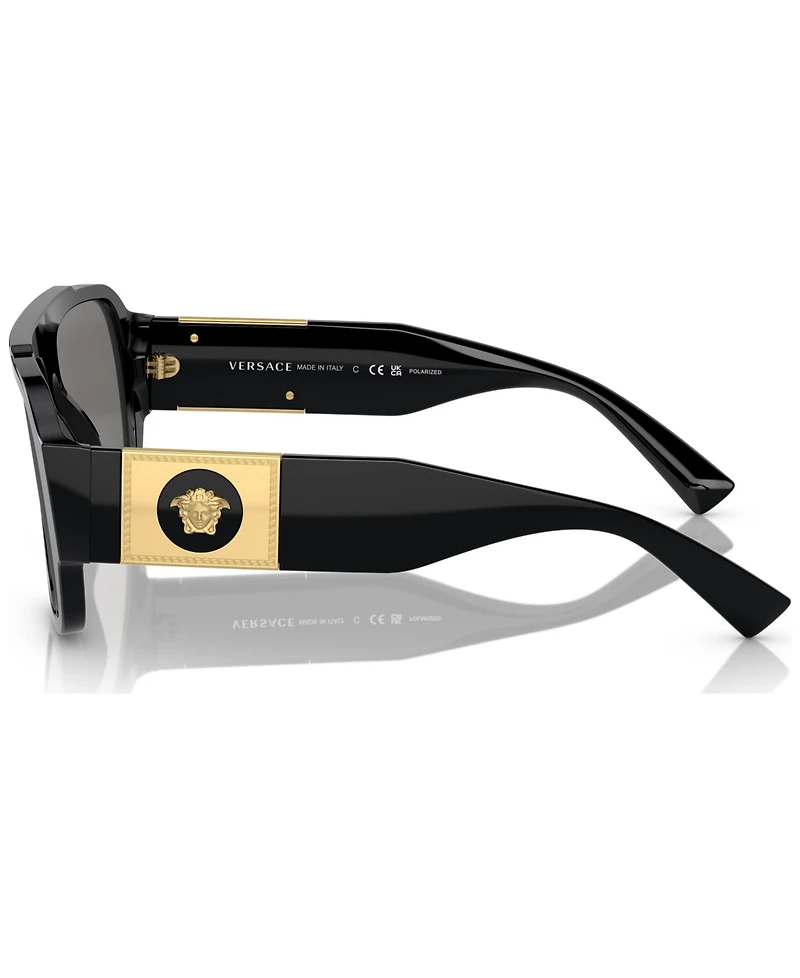 Versace Men's Polarized Sunglasses VE4436U