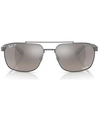 Ray-Ban Men's Polarized Sunglasses, RB370159-yzp