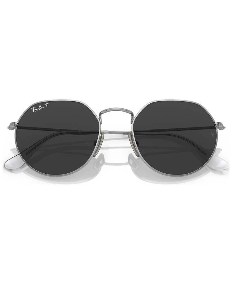 Ray-Ban Unisex Titanium Polarized Sunglasses, RB8165