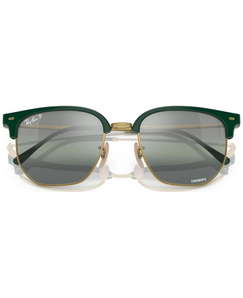 Ray-Ban Unisex Polarized Low Bridge Fit Sunglasses, RB4416F55-zp