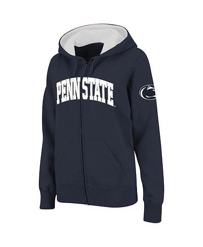 Women's Colosseum Penn State Nittany Lions Arched Name Full-Zip Hoodie