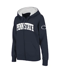 Women's Colosseum Penn State Nittany Lions Arched Name Full-Zip Hoodie