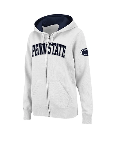 Women's Colosseum Penn State Nittany Lions Arched Name Full-Zip Hoodie