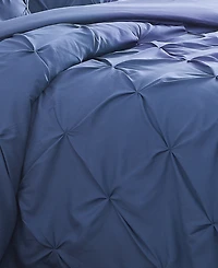 Southshore Fine Linens Pintuck 3 Piece Duvet Cover Set, King/California King