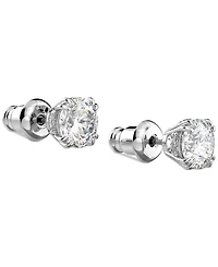 Swarovski Silver-Tone Constella Crystal Stud Earrings