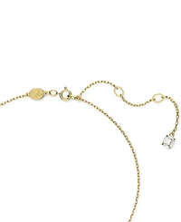 Swarovski Silver-Tone Constella Crystal Pendant Necklace, 14-7/8" + 2" extender