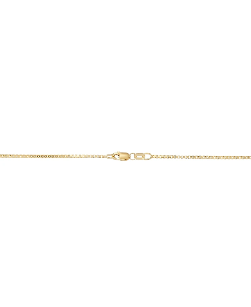 Box Link 20" Chain Necklace in 14k Gold