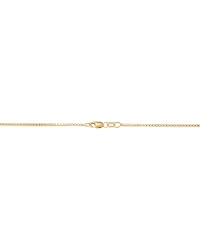 Box Link 20" Chain Necklace in 14k Gold