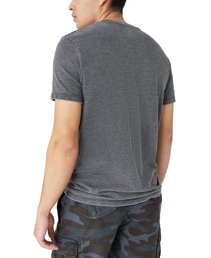 Lucky Brand Men's Classic Venice Burnout Crewneck T-Shirt