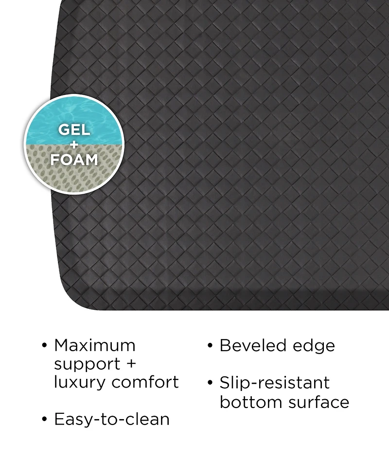 GelPro Elite Basketweave Gel Plus Foam Premium Fatigue-Resistant Kitchen Mat