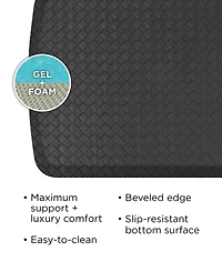 GelPro Elite Basketweave Gel Plus Foam Premium Fatigue-Resistant Kitchen Mat