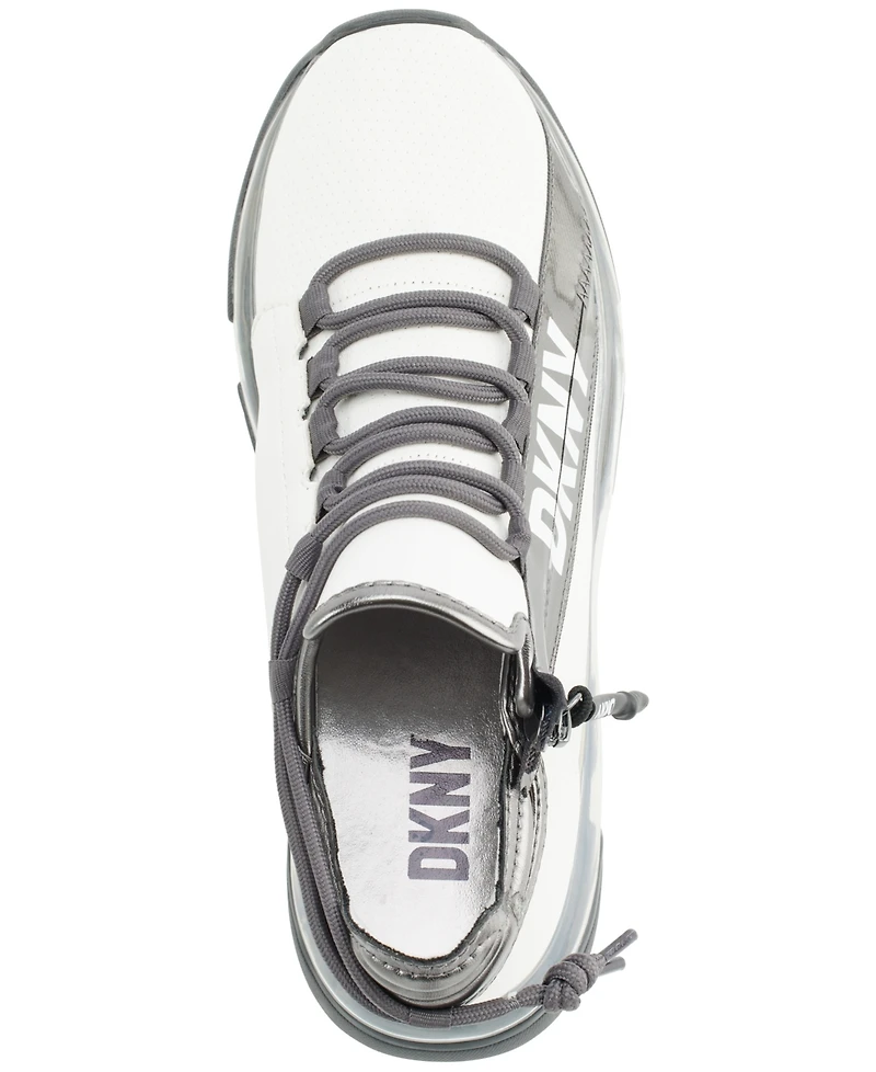 Dkny Women's Tokyo Lace-Up Zip Sneakers