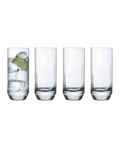 Nude Glass 10.14 oz. Big Top High Ball Glass, Set of 4