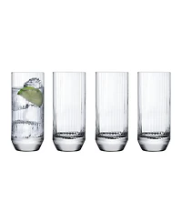 Nude Glass 10.14 oz. Big Top High Ball Glass, Set of 4