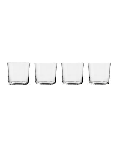 Nude Glass Savage Low Ball Glasses, Set of 4