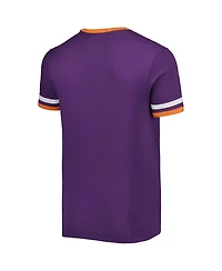Men's '47 Purple Clemson Tigers Otis Ringer T-shirt
