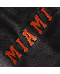 Big Boys Stadium Athletic Charcoal Miami Hurricanes Logo Pullover Hoodie
