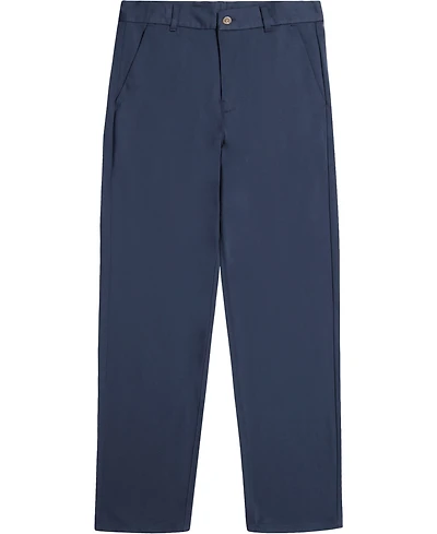 Nautica Big Boys Uniform Flat-Front Stretch Performance Pants