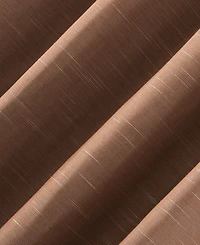 Textured Linen Blend Total Blackout Grommet Top Curtain