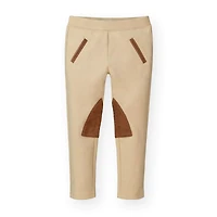 Hope & Henry Baby Girls Ponte Riding Pant