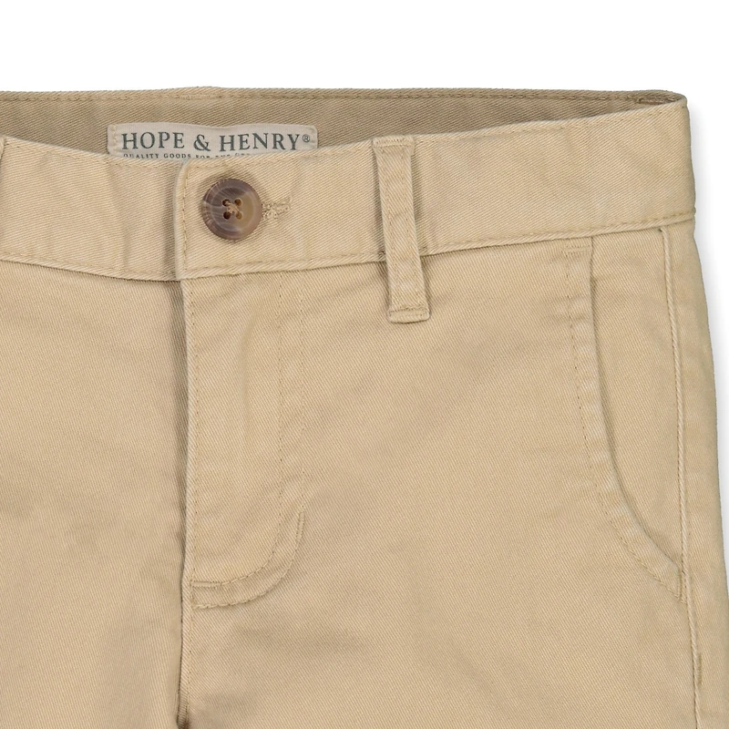 Hope & Henry Baby Boys Lined Chino Pant