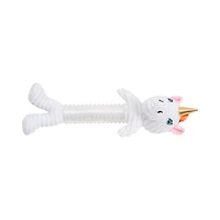 Innovative Plush and Thermoplastic Rubber Unicorn Corduroy Dog Toy