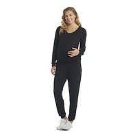 Everly Grey Maternity Whitney 2-Piece Maternity/Nursing Top & Pant Set