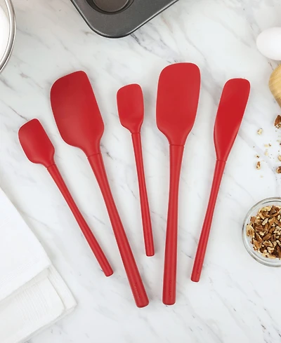 Tovolo 5-Pc. Flex-Core All-Silicone Kitchen Spatula Set