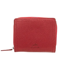 Mancini Women's Pebbled Collection Rfid Secure Mini Clutch Wallet
