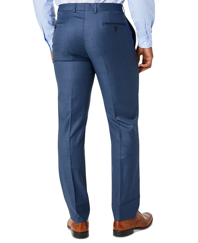Calvin Klein Men's Solid Classic-Fit Suit Pants