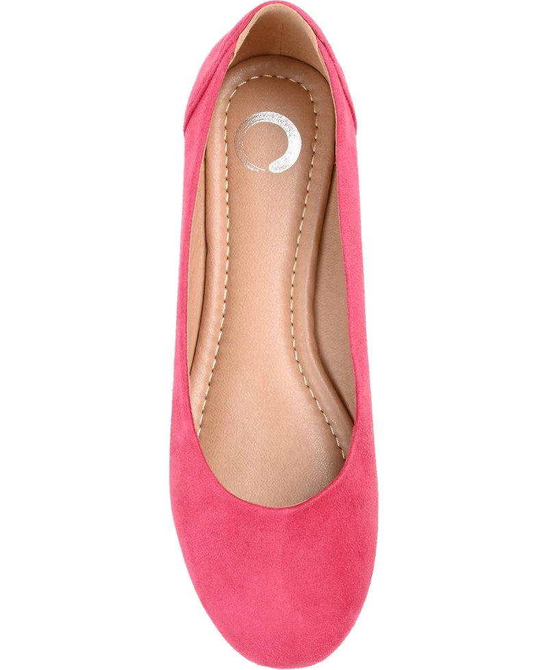 Journee Collection Women's Comfort Ballet Kavn Flats