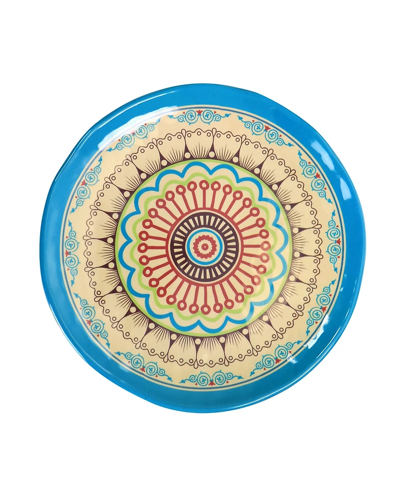 Elama Mandala Micaela Melamine 12 Pc. Dinnerware Set, Service for 4