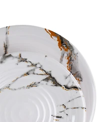 Elama Silvana Melamine 12 Pc. Dinnerware Set, Service for 4