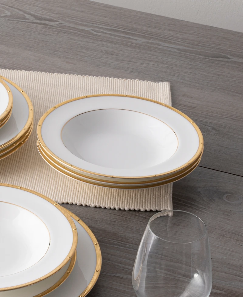 Noritake Rochelle Gold Set of 4 Soup Bowls, Service For 4