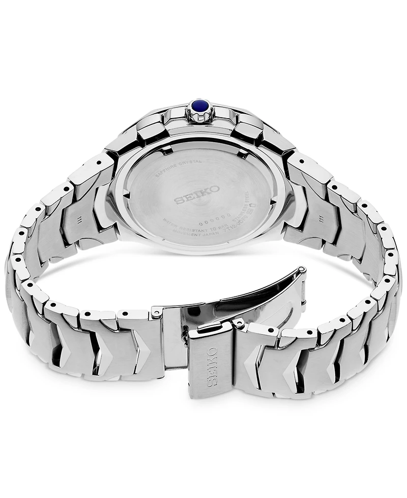Seiko Men's Chronograph Coutura Stainless Steel Bracelet Watch 46mm