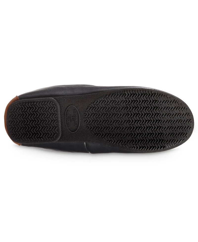 Isotoner Signature Women's Faux Leather Vivienne Moc Slippers