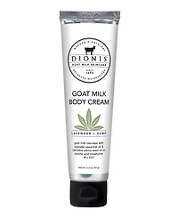 Dionis Lavender and Hemp Goat Milk Body Cream, 3.3 oz.