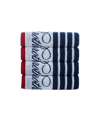 Brooks Brothers Nautical Blanket Stripe 4 Piece Turkish Cotton Hand Towel Set